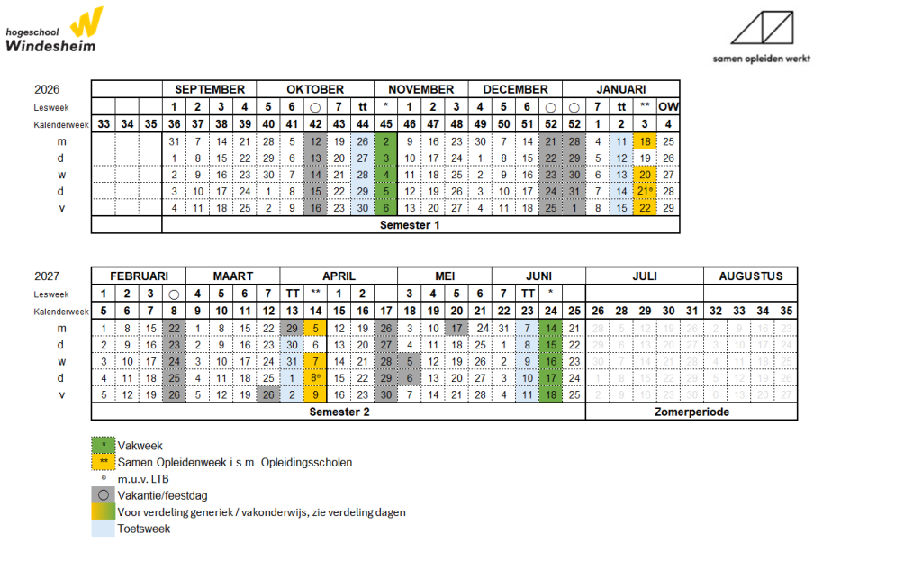 jaaroverzicht 2026-2027